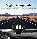 GPS HUB obd2 Speedometer G1 white GPSросомЕТР (УНІВЕРСАЛЬНИЙ) круглий дизайн, фото 7