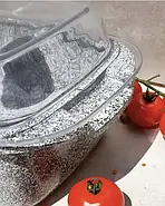 Каченята на 5.5 л з кришкою та антипригарним гранітним покриттям 32*22*10,6 см UNIQUE UN-5261, фото 5