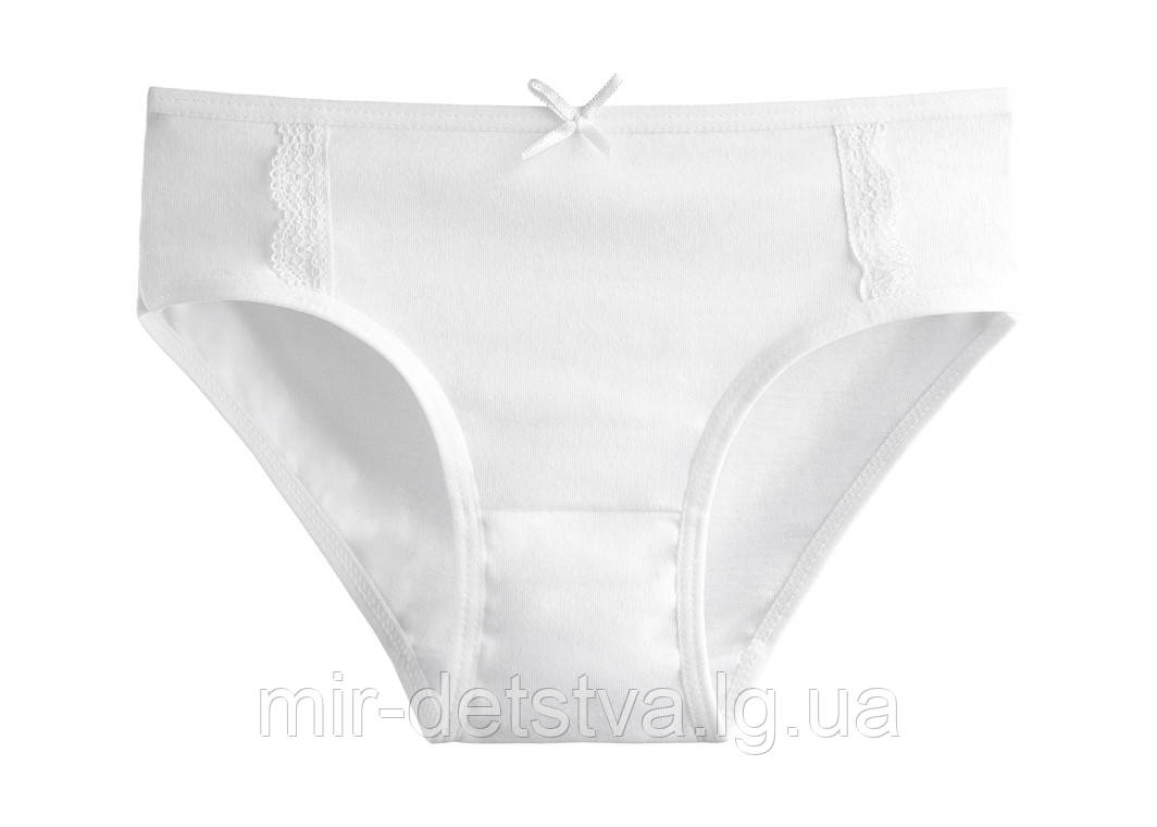 Труси білі для дівчинки ТМ Donella оптом р. 6/7 років (122-128 см)