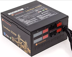 Блок живлення ATX 550W Thermaltake LONDON (TP-550AH3CCG-A) (1x4+4pin CPU, 2x6+2pin GPU, 4xSATA) 80 PLUS Gold