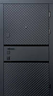 Форт-М Дверь квартирная модель ВИП 4К Мокка, цвет Чорная шагрень/белый матовый