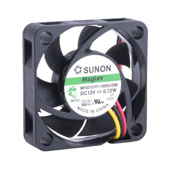 Вентилятор 40x40x10 мм, DC 12V (MF40101V1-G99-A), фото 1