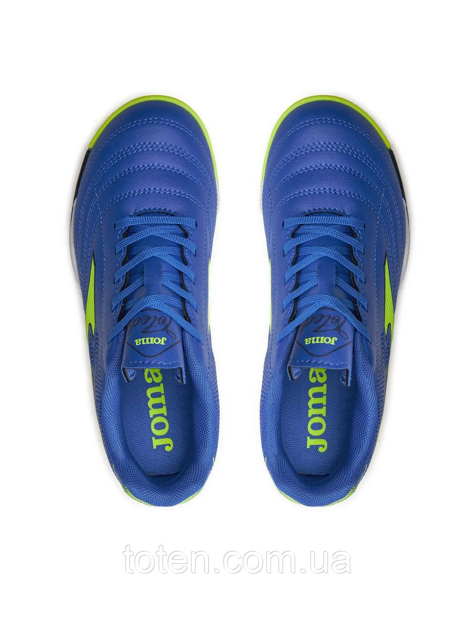 Футзалки дитячі Joma TOLEDO синій 34 розмір TOJW2404IN (Оригінал) топ, фото 1