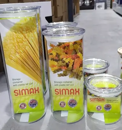 Банку для сипучих продуктів Simax 1.4 л s5142/D, фото 2
