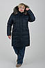 Жіночий якісний теплий зимовий пуховик з хутряною опушкою, до -20 градусів, фото 5