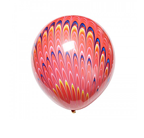 Куля 18"/45 см  Хвіст павича рожевий,  1 шт.