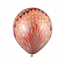 Куля 18"/45 см  Хвіст павича помаранчевий,  1 шт.