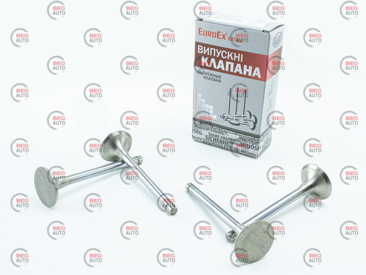 Клапана ГАЗ 2410 випуск 4шт (406.1006035) (EuroEx)