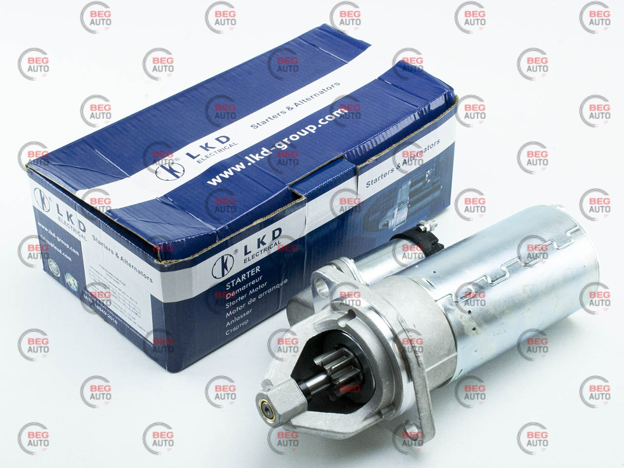 Стартер Волга 402 дв (редукторний) (2 квт) (9402.3701-18P) (LKD Electrical)