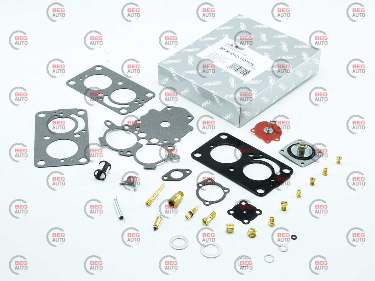 Ремкомплект карбюратора до-151с (газ-2410) (RD.2217-3414103) (RIDER)