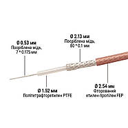 Спліттер антенний 2х SMA Male (тато) - N Female (мама) 15 см кабель пігтейл адаптер перехідник для модемів FPV, фото 6