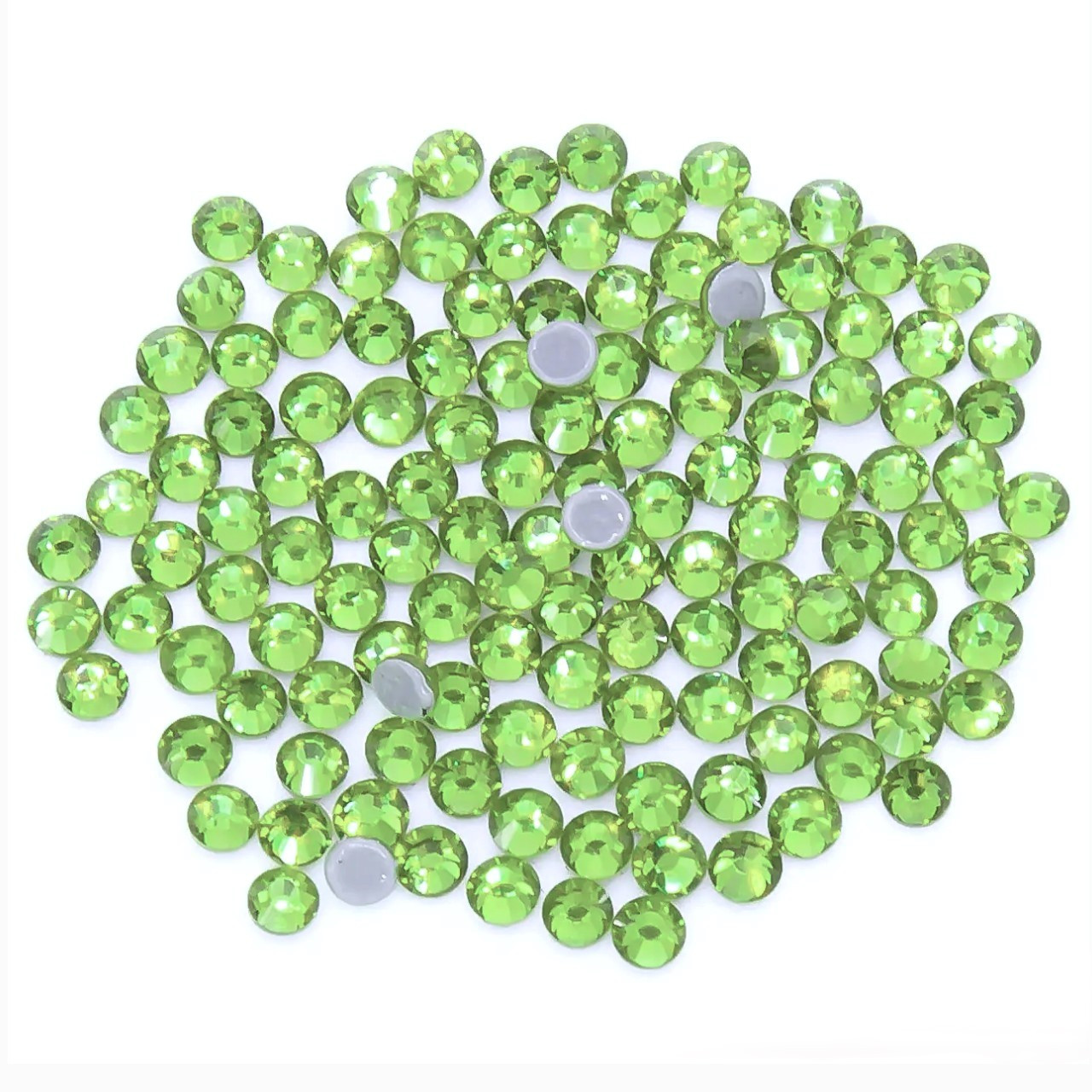 Стрази гарячої фіксації DMC SS12 (3mm) 1440 шт. Салатовий, фото 1