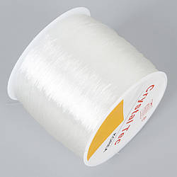 Силіконова нитка основа для браслета 0,5 мм 1 котушка (+-100 м) Прозорий