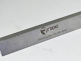 Суворий фугальний ніж HSS 18% 100*17*3 (100х17х3) 2-стороннє заточування Rapid Germany