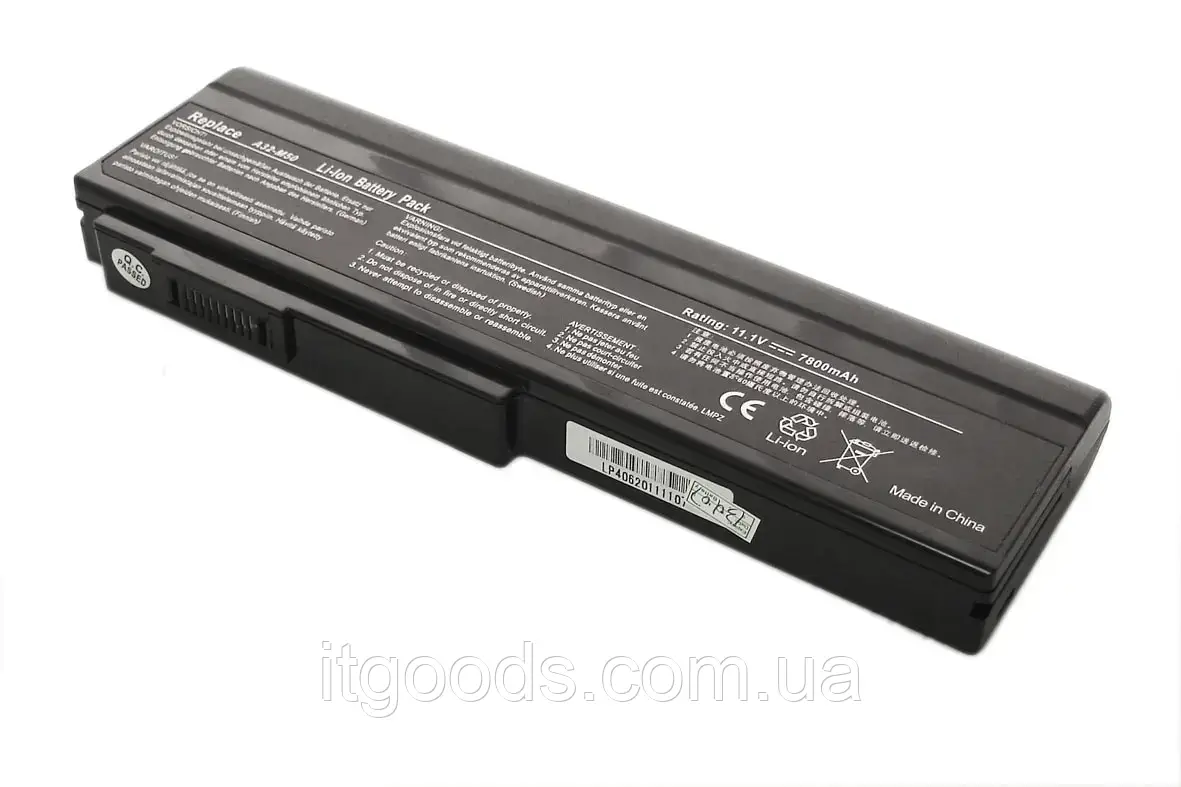 Потужна батарея для ноутбука Asus A32-M50 87Wh A32-H36, G50, G51, G60, L50, M50, M52, M60, N53, VX5 Lamborghini