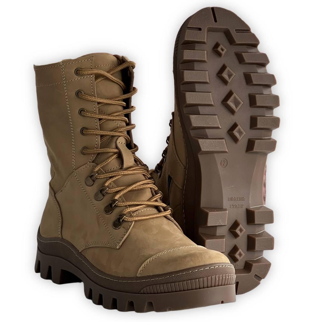 Тактичні берці Титан койот (на блискавці)