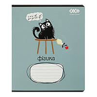 Зошит предметний ZiBi Kids Line 48арк клітинка ФІЗИКА (Crazy Cat)