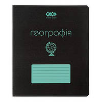 Зошит предметний ZiBi Kids Line 48арк клітинка ГЕОГРАФІЯ (Black)