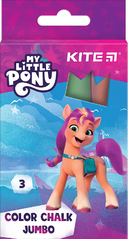 Крейда кольор. "Kite" №LP24-077 3кольор. Jumbo Litlle Pony(20)(120)