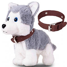 Інтерактивна дитяча плюшева іграшка собачка з голосовим керуванням MalPlay