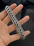 Срібний браслет Пітон, фото 4