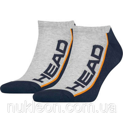 Популярний! Шкарпетки Head Performance Sneaker 2 пари 781008001-870 Синій/Сірий 35-38 (8718824546346) - Краща якість тільки на