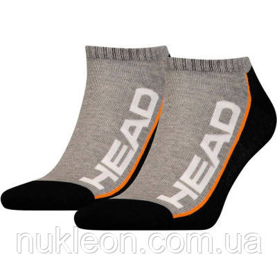 Популярний! Шкарпетки Head Performance Sneaker 2 пари 781008001-235 Чорний/Сірий 35-38 (8718824546315) - Краща якість тільки на