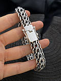Срібний браслет Пітон, фото 2