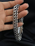 Срібний браслет Пітон, фото 5