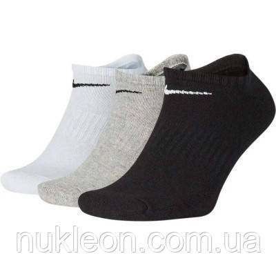 Популярний! Шкарпетки Nike U NK EVERYDAY CUSH NS 3PR SX7673-901 34-38 3 пари Чорний/Білий/Сірий (888408294548) - Краща якість
