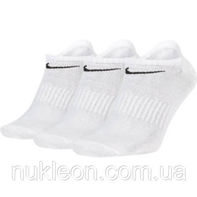 Популярний! Шкарпетки Nike U NK EVERYDAY LTWT NS 3PR SX7678-100 46-50 3 пари Білі (888407239304) - Краща якість тільки на