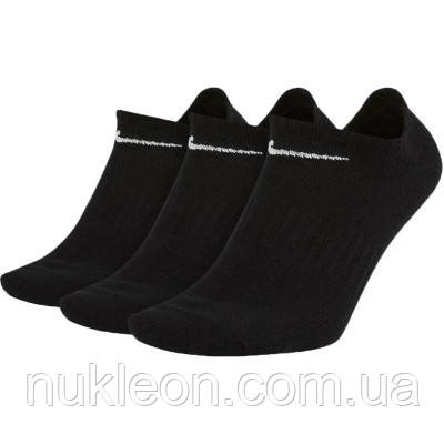 Популярний! Шкарпетки Nike U NK EVERYDAY LTWT NS 3PR SX7678-010 38-42 3 пари Чорні (888407239205) - Краща якість тільки на