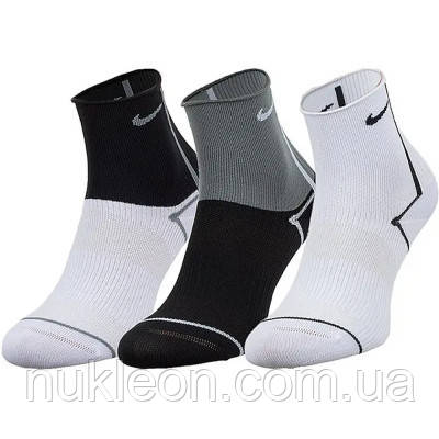 Популярний! Шкарпетки Nike W NK EVERYDAY PLUS LTWT ANKLE CK6021-904 34-38 3 пари Чорний/Білий/Сірий (194275650876) - Краща якість