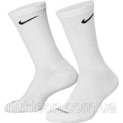 Популярний! Шкарпетки Nike U NK EVERYDAY PLUS CUSH CREW SX6888-100 42-46 3 пари Білі (888408258069) - Краща якість тільки на