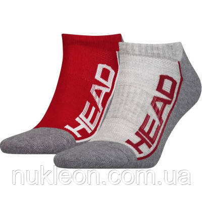 Популярний! Шкарпетки Head Performance Sneaker 2 пари 791018001-070 Червоний/Сірий 39-42 (8718824742762) - Краща якість тільки на
