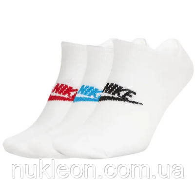 Популярний! Шкарпетки Nike U NK NSW EVERYDAY ESSENTIAL NS DX5075-911 38-42 3 пари Білі (196148785975) - Краща якість тільки на