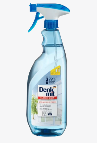 Засіб для миття вікон та скла Denkmit Glasreiniger 1000мл. 4010355489241