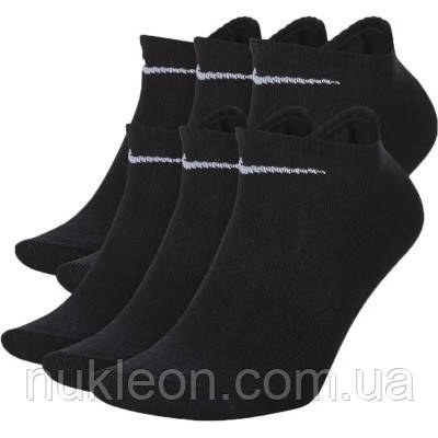Популярний! Шкарпетки Nike U NK EVERYDAY LTWT NS 6PR-BAND SX7679-010 38-42 6 пар Чорні (888408294715) - Краща якість тільки на