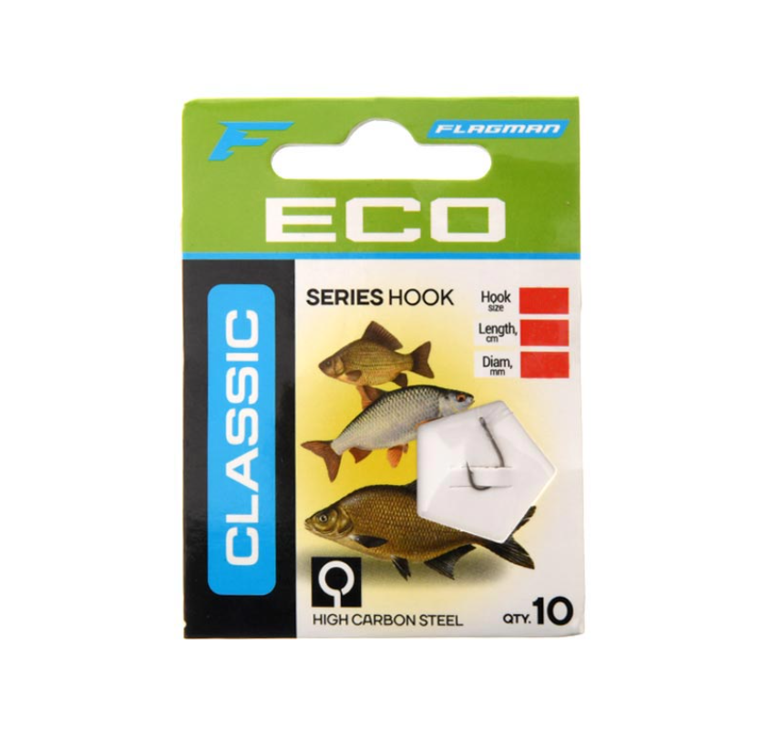 Готовий повідець Flagman Classic Hooks To Nylon 4 №12