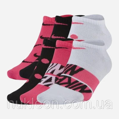 Популярний! Шкарпетки Nike W NK EVERYDAY LTWT NO SHOW 6PR CZ5627-908 34-38 6 пар Мультиколор (194499530909) - Краща якість тільки