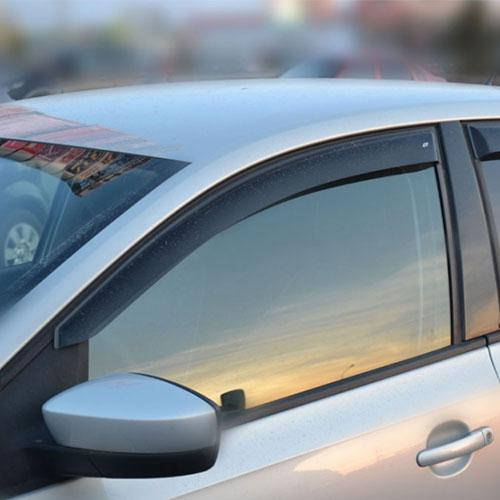 

Дефлекторы окон ветровики Фольксваген Поло 5 Volkswagen Polo V 09- КТ (Накладные)