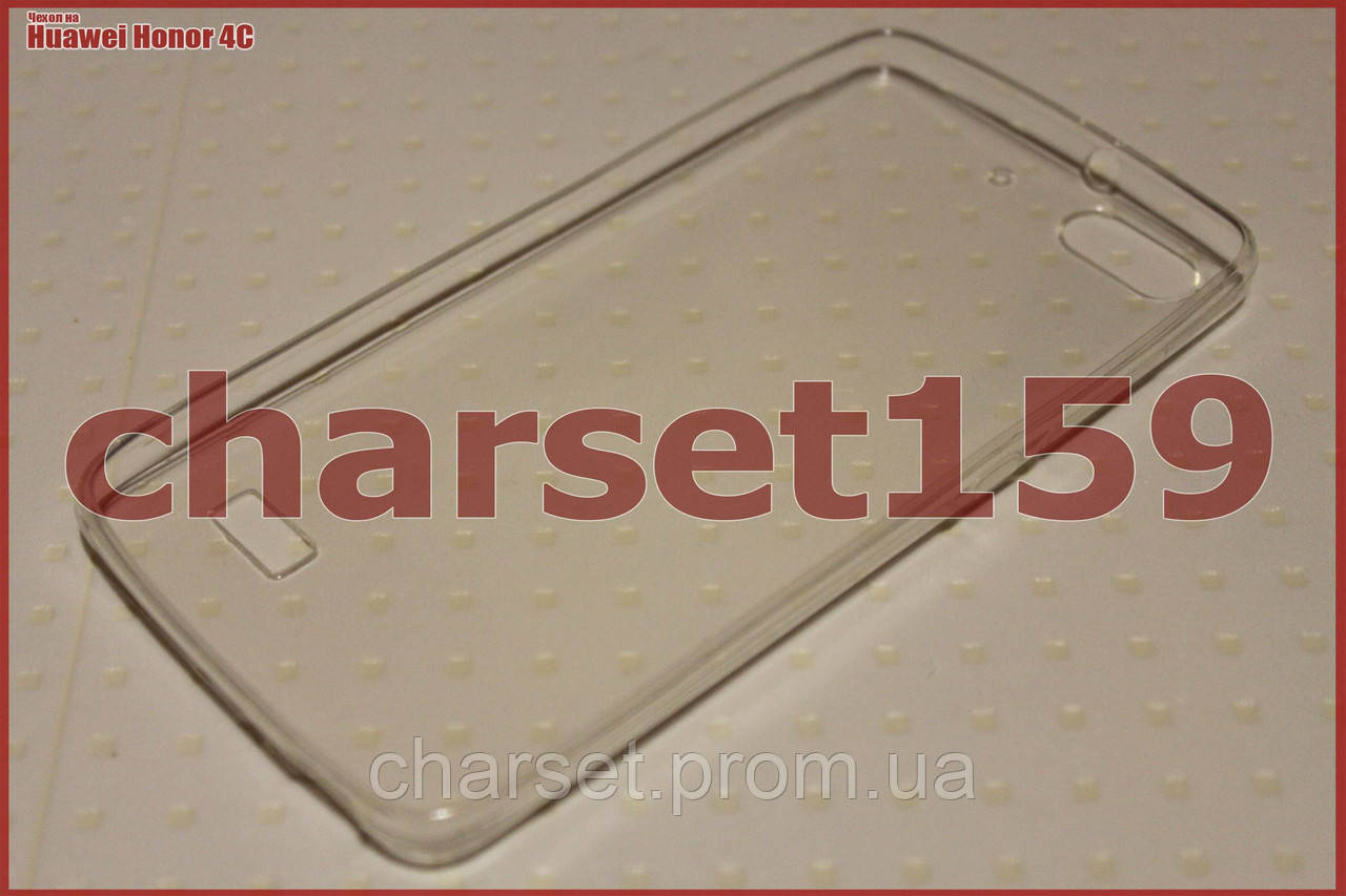 Чехол бампер для Huawei Honor 4C bsut ультратонкий прозрачный силикон - фото 5 - id-p436353531