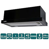 Витяжка Ventolux GARDA 60 BK (900) LED