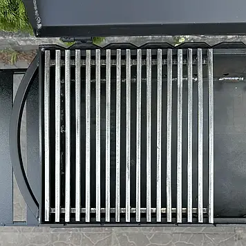 Сталева решітка-гриль для мангалу-барбекю на 9-12 шампурів