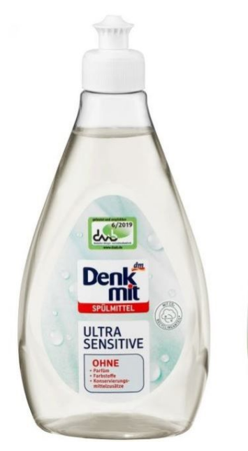 Засіб для миття посуду Denkmit Ultra sensitive концентрат 500мл Німеччина 4066447054774