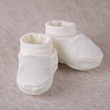 Костюм для хрещення "Елеганс" довгий рукав хлопчик інтерлок зріст 62 см (1 – 3 місяці) Betis Молочний, фото 5