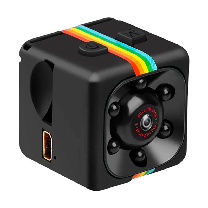 Міні Камера IP Відеоспостереження FullHD 1080 Action Camera SQ11 MINI DV Бездротова C Датчиком руху прихованого спостереження