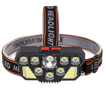 Яскравий потужний акумуляторний ліхтар налобний HEADLIGHT CLT28 20 світлодіодів 35Вт надяскравий ліхтар, фото 1