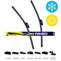 Комплект дворников для Dacia Lodgy 2012 - 2022 550/400мм дворники с переходниками для Дача Лоджи