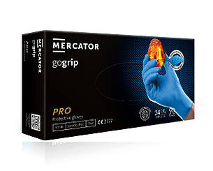 Міцні нітрилові рукавички POWERGRIP BLUE (GOGRIP), фото 1